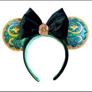 Club 33 Emerald Anniversary Minnie Mouse Ears
